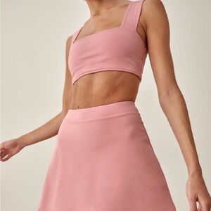 Reformation Ellie Ecostretch Bra in Carnation